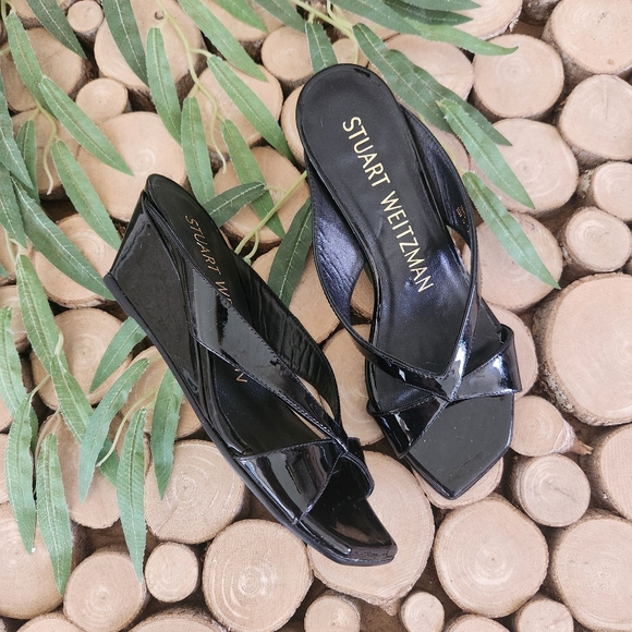 NWOB Stuart Weitzman Miami 50 Wedge Slide Sandals - Picture 1 of 7